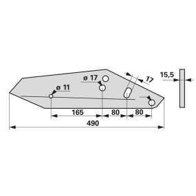 Platte Zu 00485332, Anstelle V (00485480) Prillinger