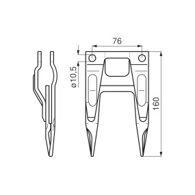 Doppelfinger Schumacher 10619. (00501190) Prillinger