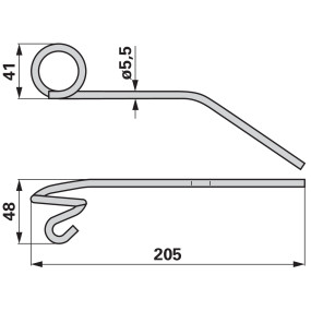 Haspelzinke Anstelle Von Claas (00501309) Prillinger