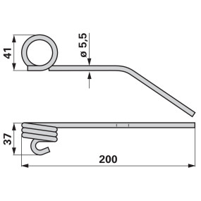 Haspelzinke Anstelle Von Claas (00501311) Prillinger