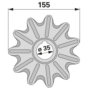 Kettenrad Anstelle Von Claas 7 (00501834) Prillinger