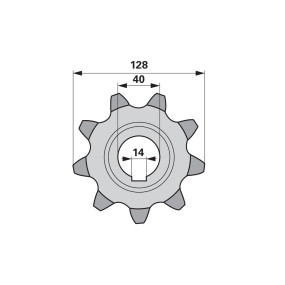 Kettenrad Anstelle Von Claas 6 (00501840) Prillinger