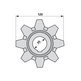 Kettenrad Anstelle Von Claas 6 (00501841) Prillinger