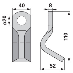 Häckselmesser Anstelle Von Cla (00501914) Prillinger