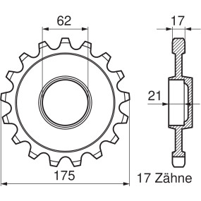 Kettenrad Vorne (00501931) Prillinger