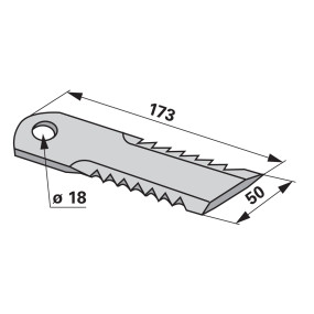 Messer 2X Gezahnt Anstelle Von (00502889) Prillinger