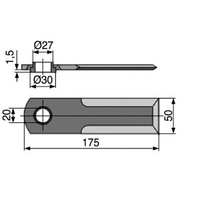 Messer Glatt Anstelle Von Claa (00503010) Prillinger