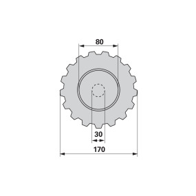 Kettenrad Z=17 Anstelle Von Ge (00505017) Prillinger