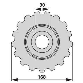 Kettenrad Z=17 Anstelle Von Ge (00505018) Prillinger