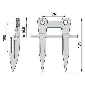 Doppelfinger Anstelle Von Case (00510130) Prillinger