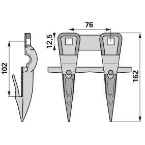 Doppelfinger Anstelle Von Mass (00518140) Prillinger