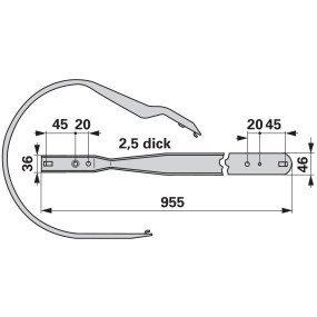 Abstreifer Anstelle Von Claas (00520013) Prillinger