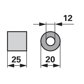 Büchse 12X20X25Mm (00530014) Prillinger