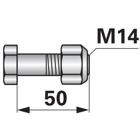 Sechskantschraube M14X2X50Mm M (00530025) Prillinger