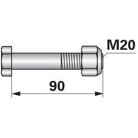 Sechskantschraube M20X2,5X90Mm (00530039) Prillinger