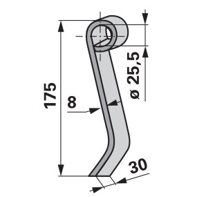 Schlegelmesser Anstelle Von Ma (00530541) Prillinger