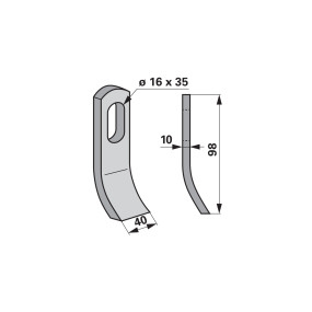 Schlegelmesser Anstelle Von Mu (00530556) Prillinger