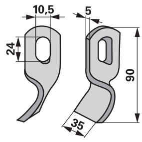 Schlegelmesser Anstelle Von Fi (00530616) Prillinger