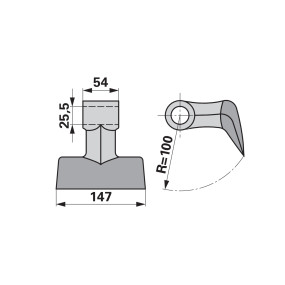 Schlaghammer Anstelle Von B=14 (00530629) Prillinger