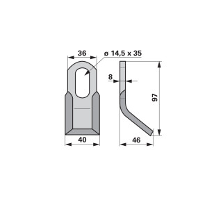 Y - Messer Anstelle Von Bomfor (00531119) Prillinger