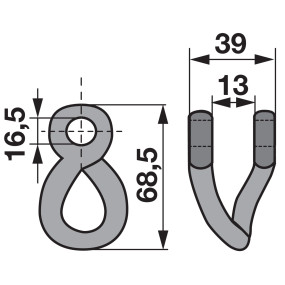 Schäkel Anstelle Von Kuhn Jx13 (00531159) Prillinger