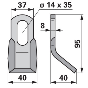 Y - Messer Anstelle Von Rousse (00531197) Prillinger