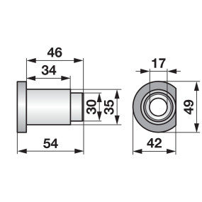 Büchse 17 X 35 X 54 (00531214) Prillinger