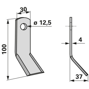 Y-Messer Anstelle Von Bcs 9358 (00531287) Prillinger