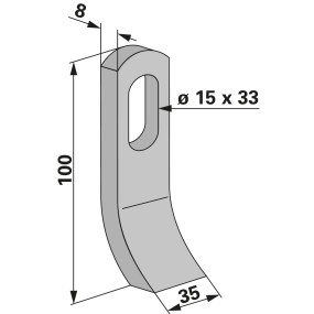 Schlegel 35 X 8  L = 100  Lo = (00531326) Prillinger