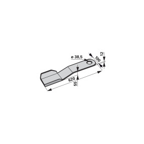 Schlegelmesser links Anstelle (00531405) Prillinger