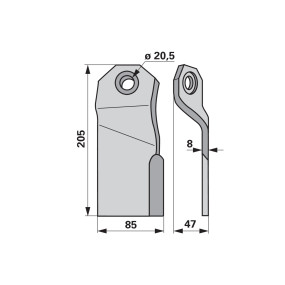 Schlegelmesser Anstelle Von Jo (00531429) Prillinger