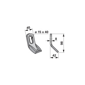 Y-Messer Anstelle Von Quivogne (00531452) Prillinger