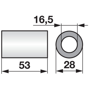 Büchse 16,5 X 28 X 53 (00531915) Prillinger