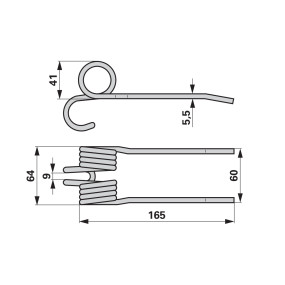 Pick Up Zinke Fort L=165Mm, B= (00540167) Prillinger