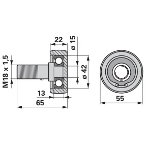 Kolbenrolle Riviere Casalis  D (00540222) Prillinger