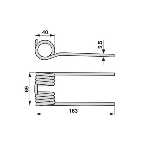 Pick-Up Zinke Gerade Anstelle (00543095) Prillinger