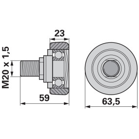 Lagerrolle Anstelle Von New Ho (00545121) Prillinger