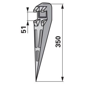 Gabel rechts Alu Anstelle Von (00545171) Prillinger