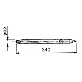 Alu Zinke 22 X 340 Mm (00545184) Prillinger