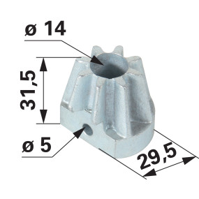 Kegelrad für Knüpfer Anstelle (00547252) Prillinger