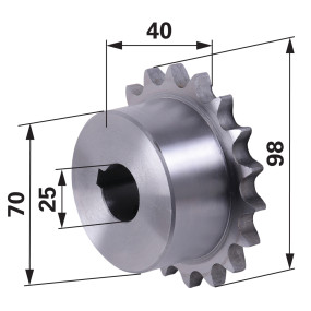 Kettenrad 18 Zähne Anstelle Vo (00551162) Prillinger