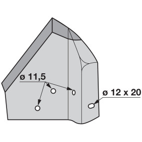 Kartoffelrodeschare rechts Ans (00558220) Prillinger