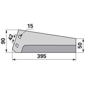 Köpfermesser 395Mm (00560410) Prillinger