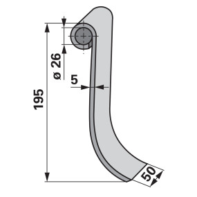 Schläger Kurz 195Mm (00560418) Prillinger