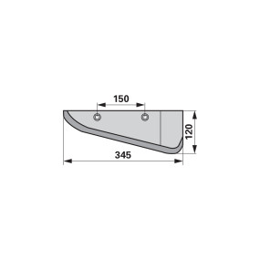 Rodeschar rechts L 345 H 120 L (00566112) Prillinger