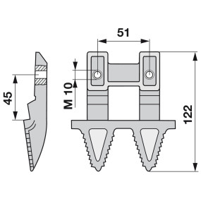 Doppelmulchfinger Anstelle Von (00604211) Prillinger