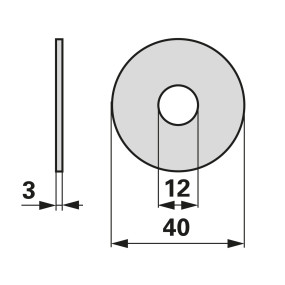 Scheibe Aebi 100.6123 (00606064) Prillinger