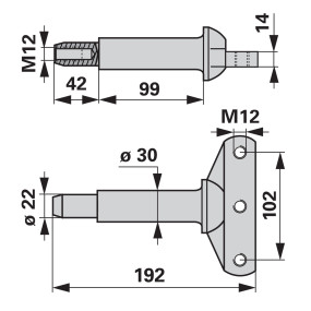 Haltezapfen Anstelle Von Refor (00606365) Prillinger