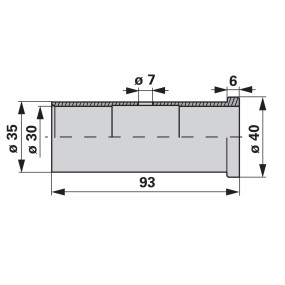 Tragbüchse 30X35X93 Mm Anstell (00606366) Prillinger