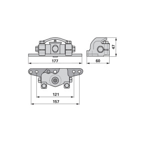 mitnehmergabel 58 Kpl. 256577 (00606639) Prillinger